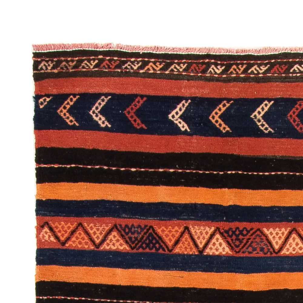 Kelimteppe - Gammelt - 200 x 150 cm - flerfarget