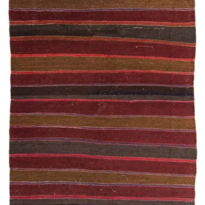 Kelimteppe - Gammelt - 200 x 160 cm - flerfarget