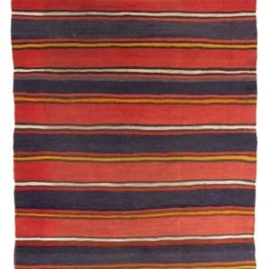 Kelimteppe - Gammelt - 205 x 150 cm - flerfarget