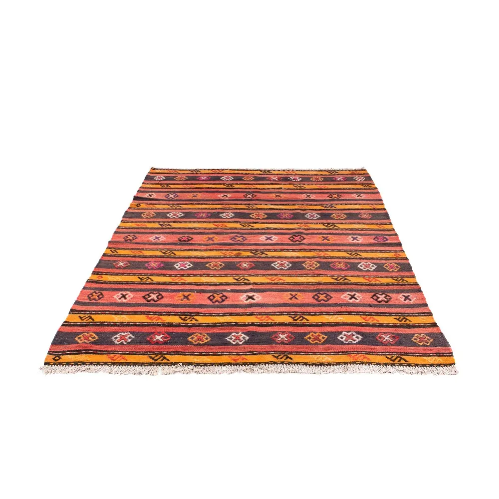 Kelimteppe - Gammelt - 210 x 150 cm - flerfarget