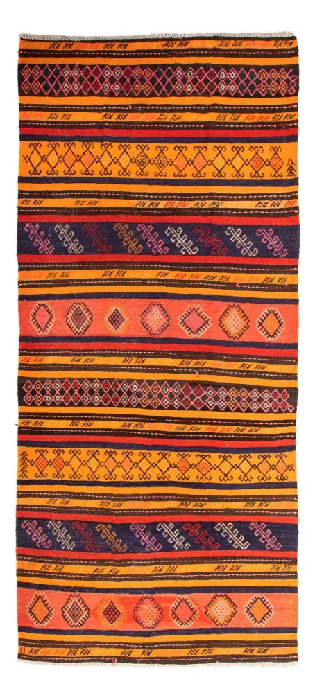 Kelimteppe - Gammelt - 220 x 150 cm - flerfarget