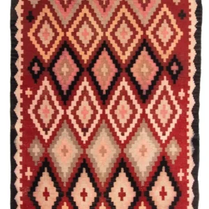Kelimteppe - Gammelt - 220 x 160 cm - flerfarget