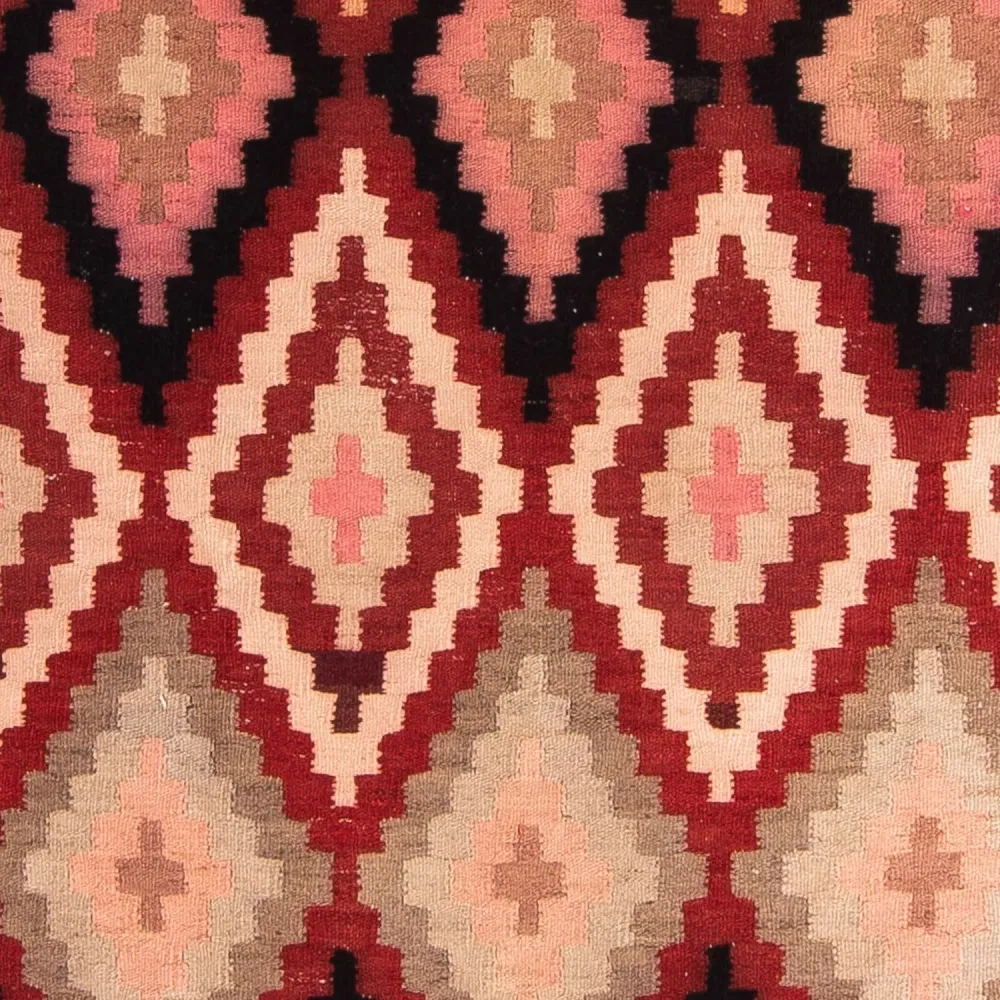 Kelimteppe - Gammelt - 220 x 160 cm - flerfarget