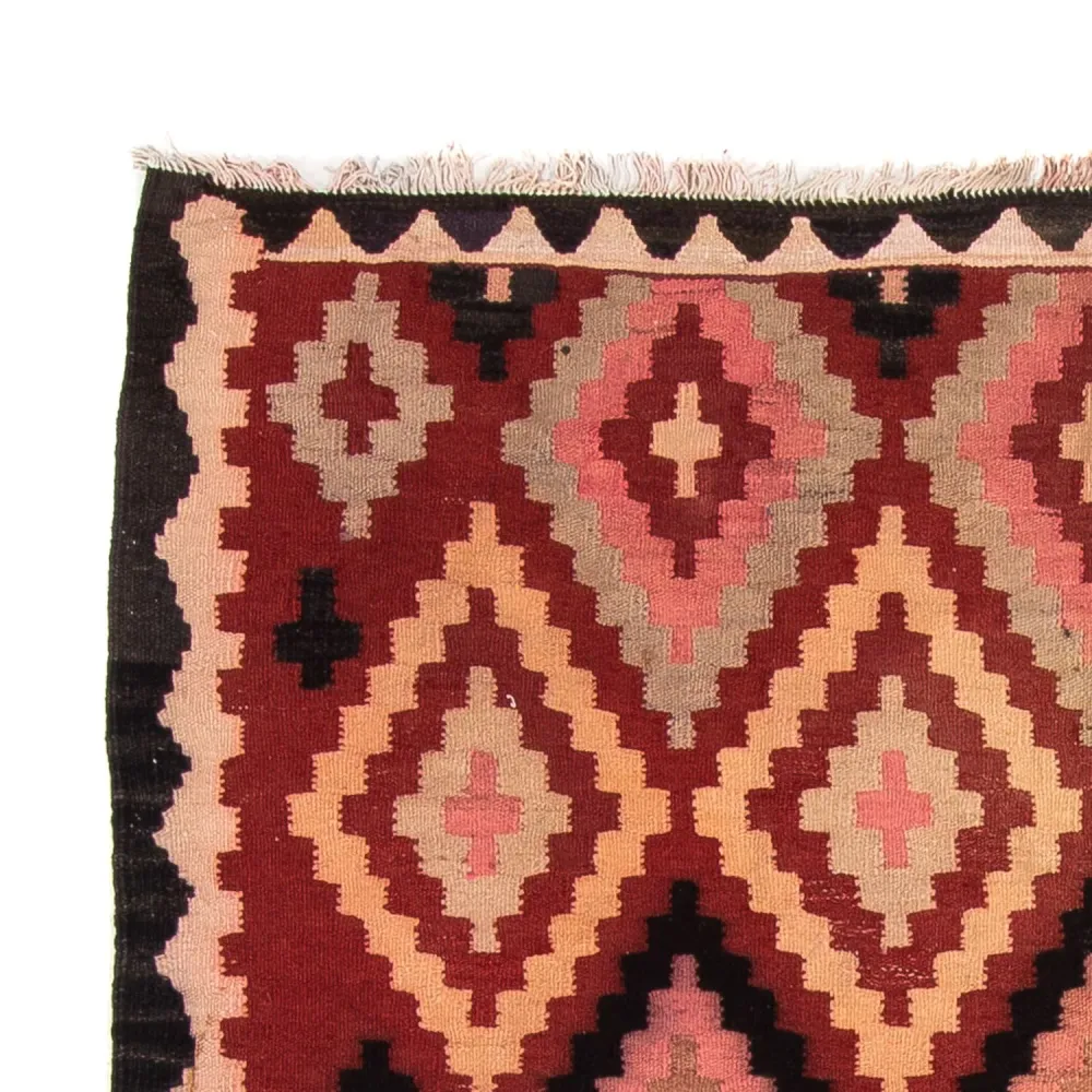 Kelimteppe - Gammelt - 220 x 160 cm - flerfarget