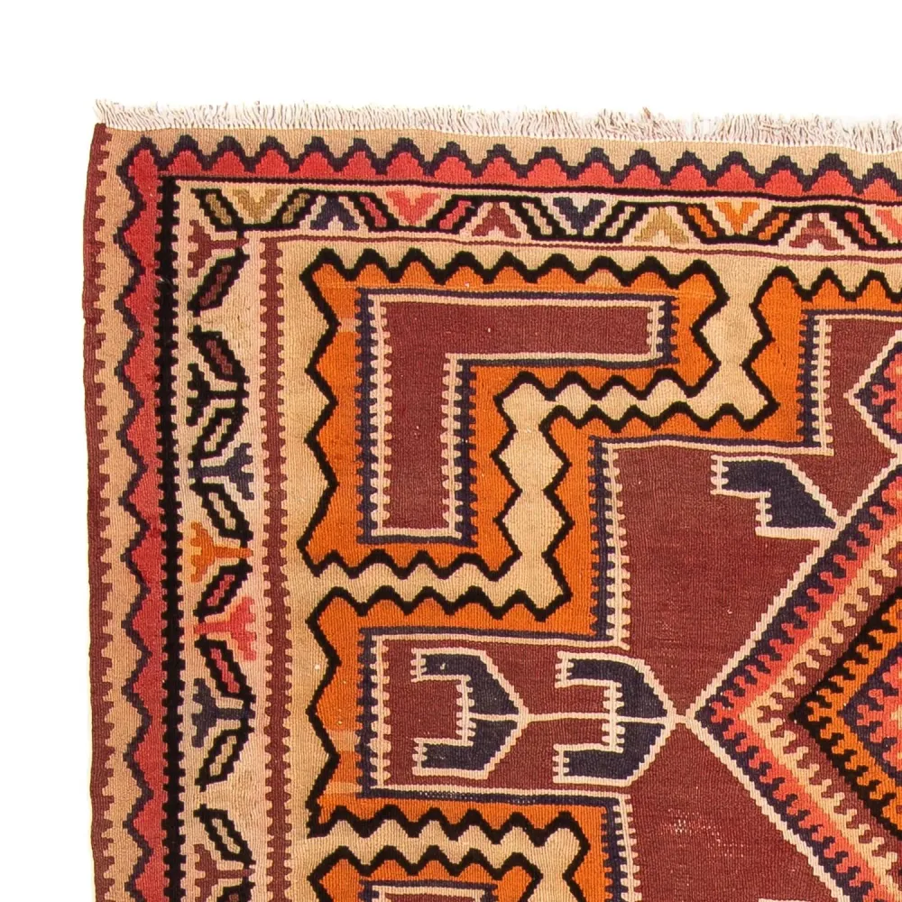 Kelimteppe - Gammelt - 285 x 180 cm - flerfarget