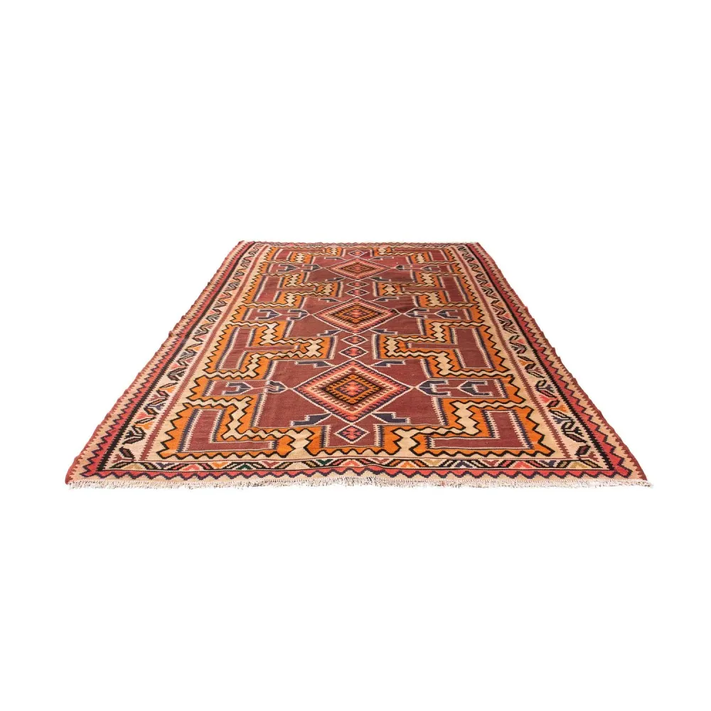 Kelimteppe - Gammelt - 285 x 180 cm - flerfarget