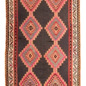 Kelimteppe - Gammelt - 295 x 170 cm - flerfarget