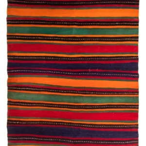 Kelimteppe - Gammelt - 300 x 190 cm - flerfarget