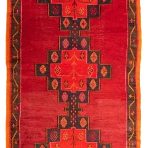 Kelimteppe - Gammelt - 310 x 160 cm - flerfarget