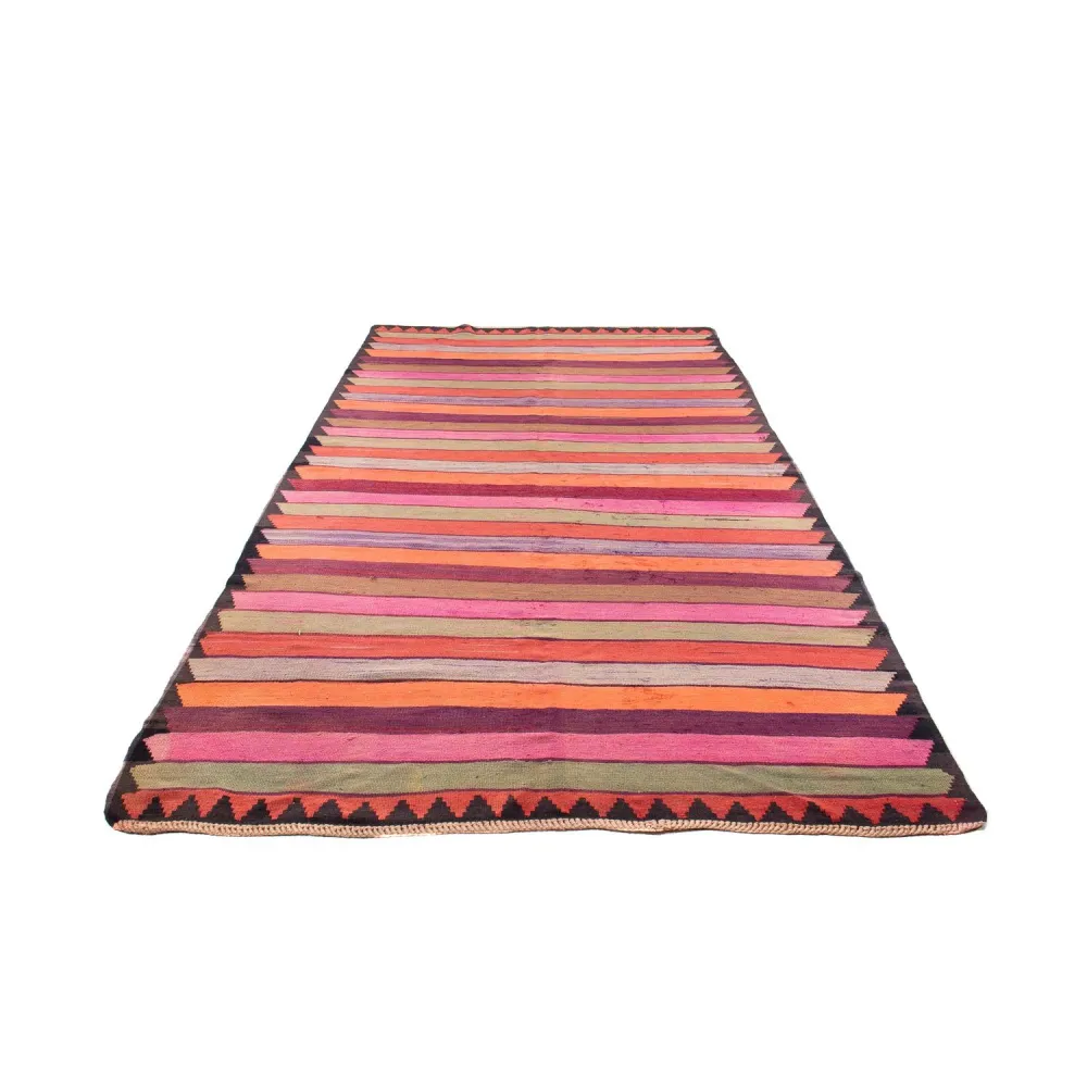 Kelimteppe - Gammelt - 340 x 180 cm - flerfarget