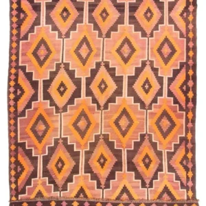 Kelimteppe - Gammelt - 460 x 280 cm - flerfarget