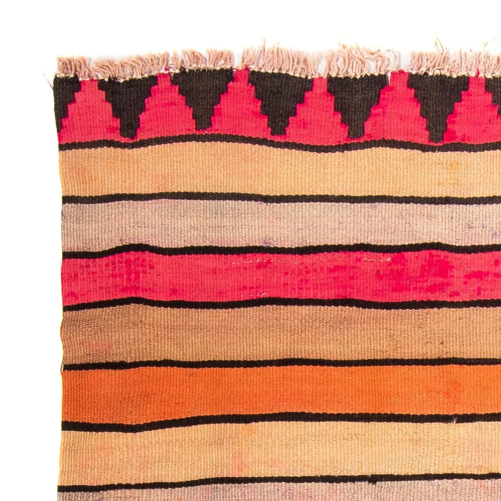 Kelimteppe - Gammelt square - 120 x 110 cm - flerfarget