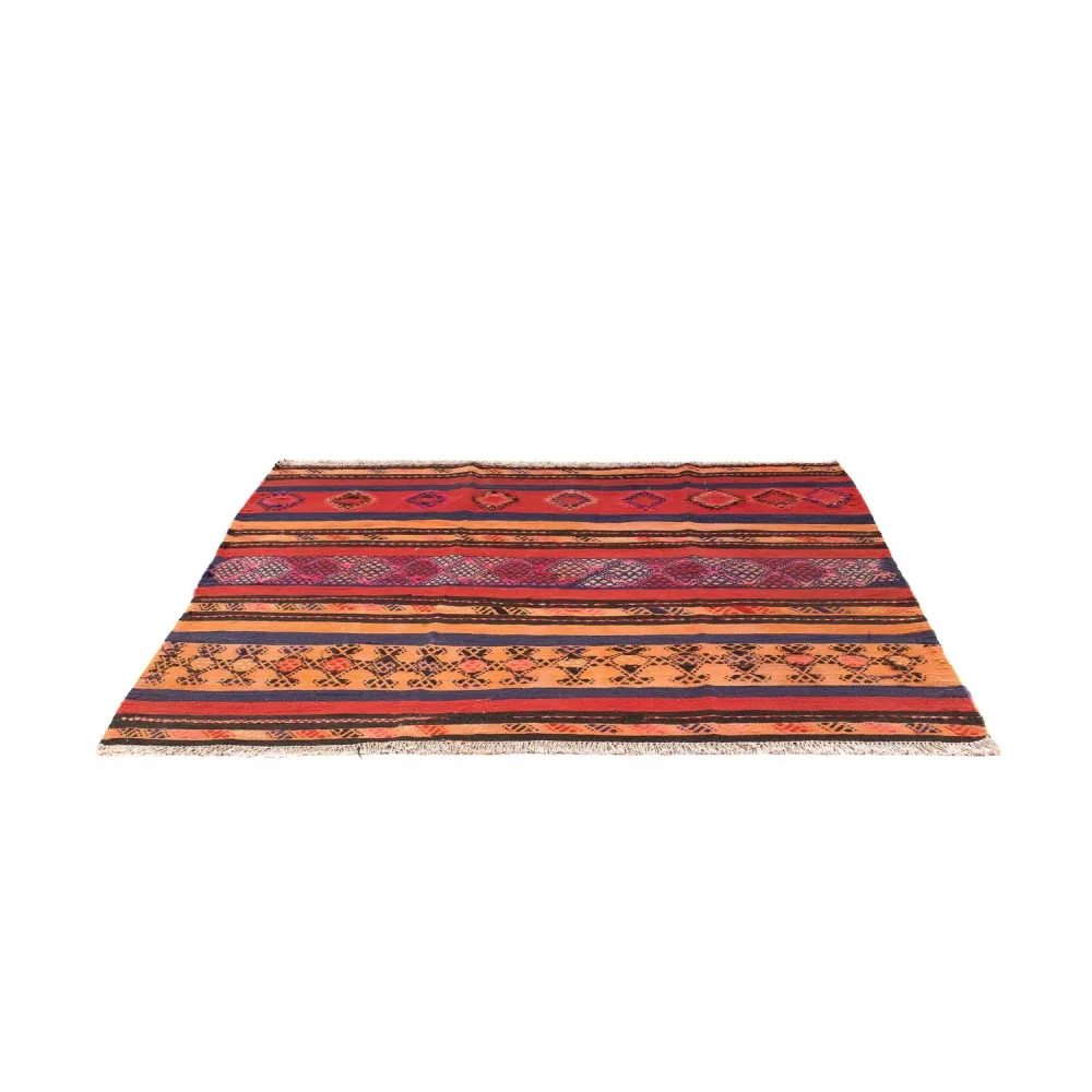 Kelimteppe - Gammelt square - 150 x 125 cm - flerfarget