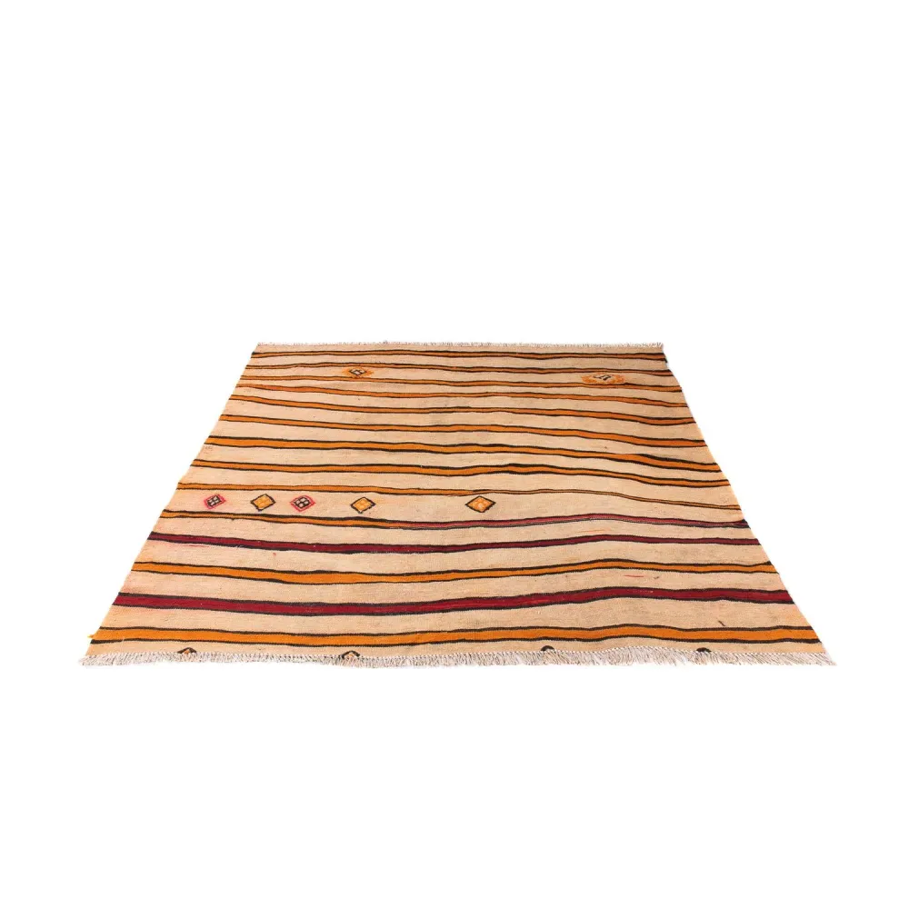 Kelimteppe - Gammelt square - 150 x 147 cm - flerfarget