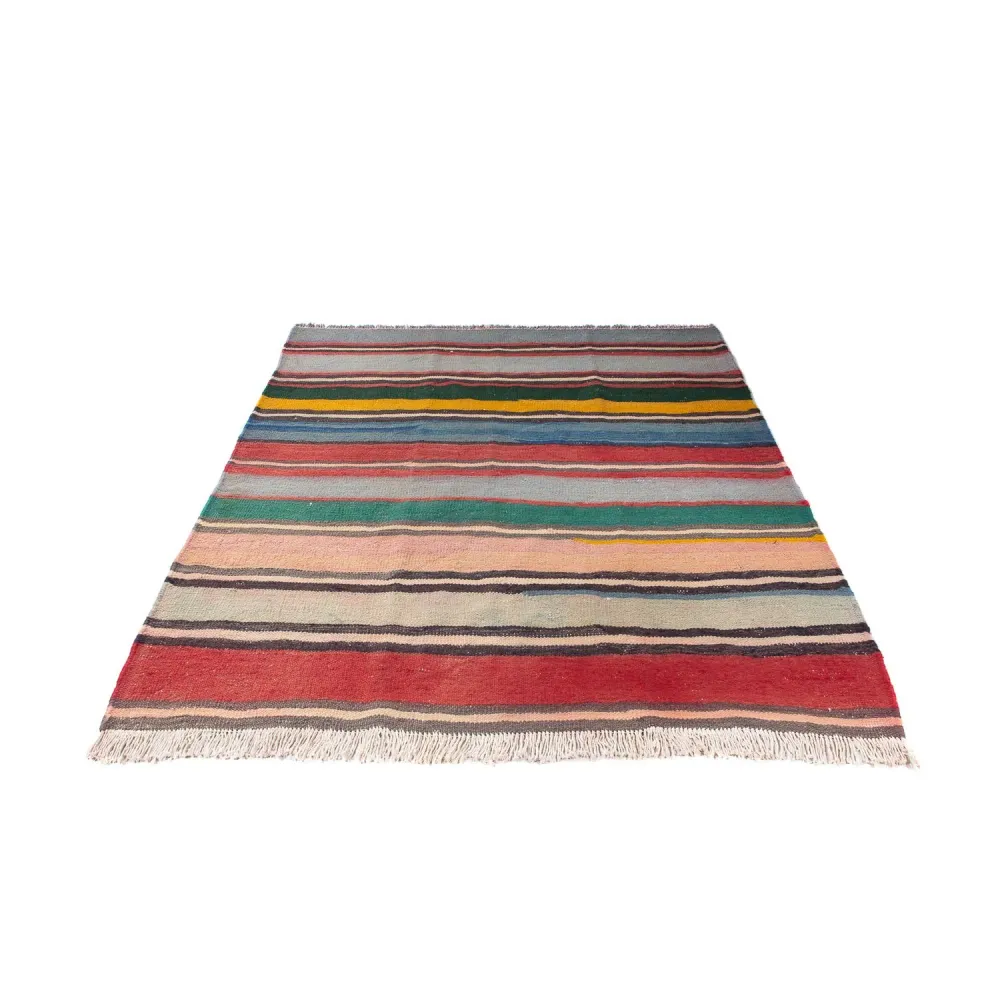 Kelimteppe - Gammelt square - 160 x 150 cm - flerfarget