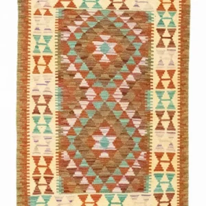 Kelimteppe - Orientalsk - 114 x 77 cm - flerfarget