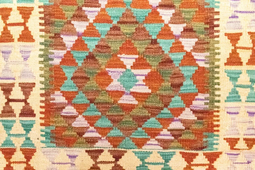 Kelimteppe - Orientalsk - 114 x 77 cm - flerfarget