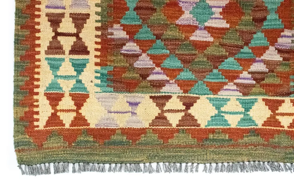 Kelimteppe - Orientalsk - 114 x 77 cm - flerfarget