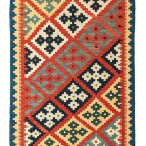 Kelimteppe - Orientalsk - 118 x 83 cm - flerfarget