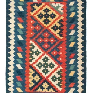 Kelimteppe - Orientalsk - 118 x 84 cm - flerfarget