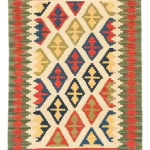 Kelimteppe - Orientalsk - 119 x 82 cm - oransje