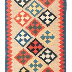 Kelimteppe - Orientalsk - 120 x 83 cm - beige