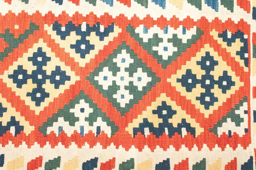 Kelimteppe - Orientalsk - 120 x 83 cm - oransje
