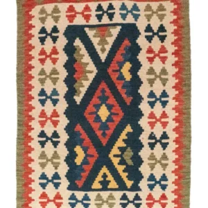 Kelimteppe - Orientalsk - 121 x 80 cm - blå