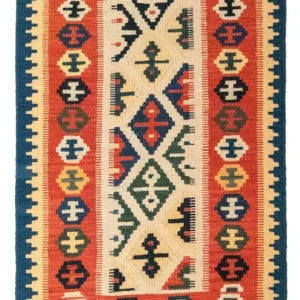 Kelimteppe - Orientalsk - 121 x 82 cm - beige