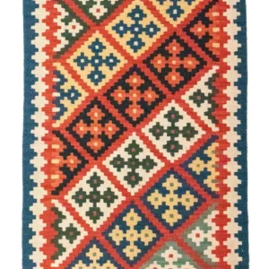 Kelimteppe - Orientalsk - 121 x 85 cm - flerfarget