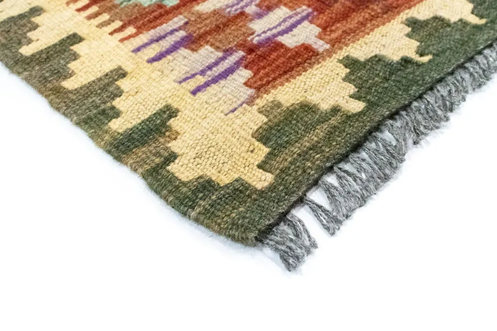 Kelimteppe - Orientalsk - 121 x 73 cm - oransje