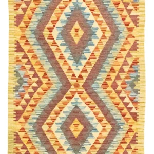 Kelimteppe - Orientalsk - 123 x 84 cm - flerfarget