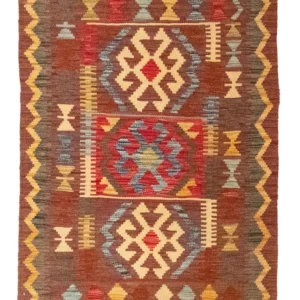 Kelimteppe - Orientalsk - 125 x 86 cm - brun