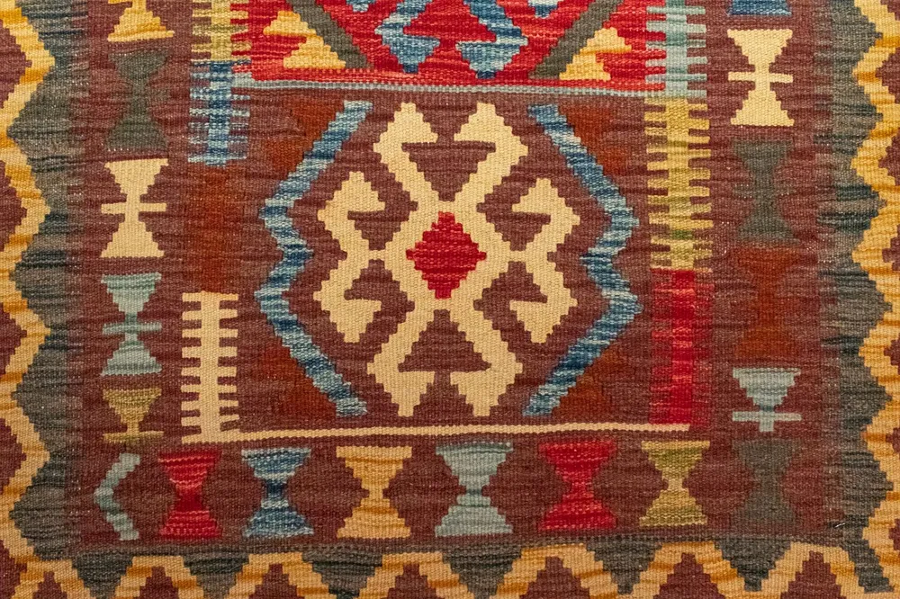 Kelimteppe - Orientalsk - 125 x 86 cm - brun