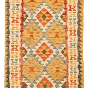 Kelimteppe - Orientalsk - 127 x 81 cm - beige