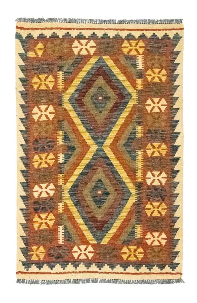 Kelimteppe - Orientalsk - 127 x 83 cm - brun