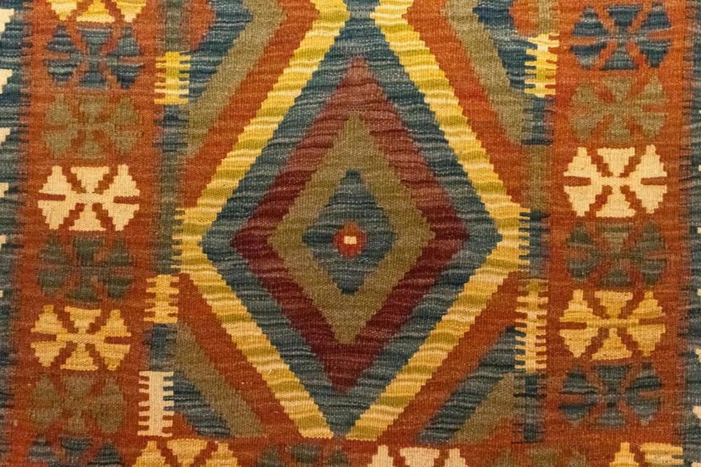 Kelimteppe - Orientalsk - 127 x 83 cm - brun