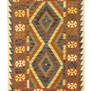 Kelimteppe - Orientalsk - 127 x 83 cm - brun