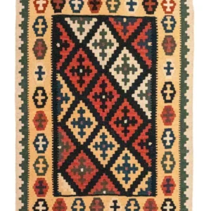 Kelimteppe - Orientalsk - 128 x 87 cm - blå