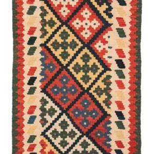 Kelimteppe - Orientalsk - 132 x 80 cm - beige