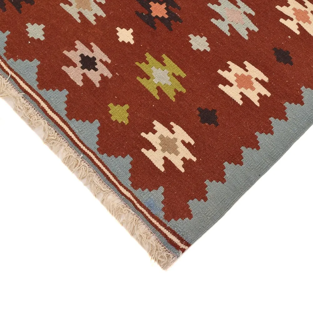 Kelimteppe - Orientalsk - 134 x 100 cm - flerfarget