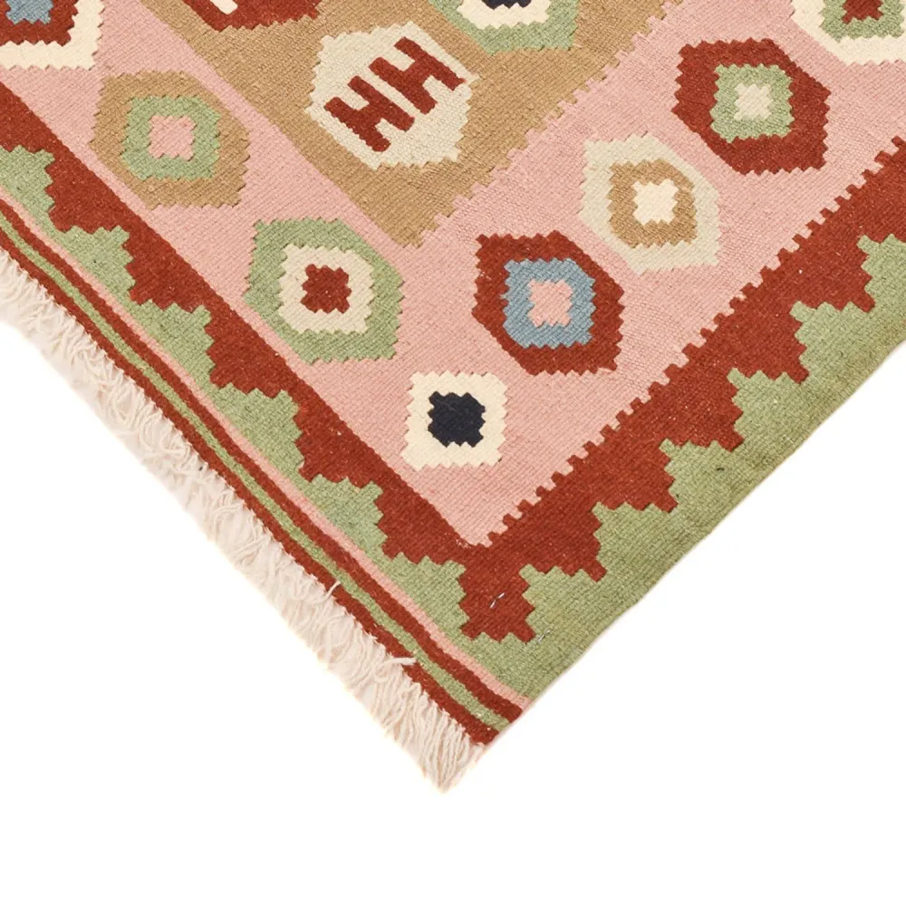 Kelimteppe - Orientalsk - 138 x 110 cm - flerfarget