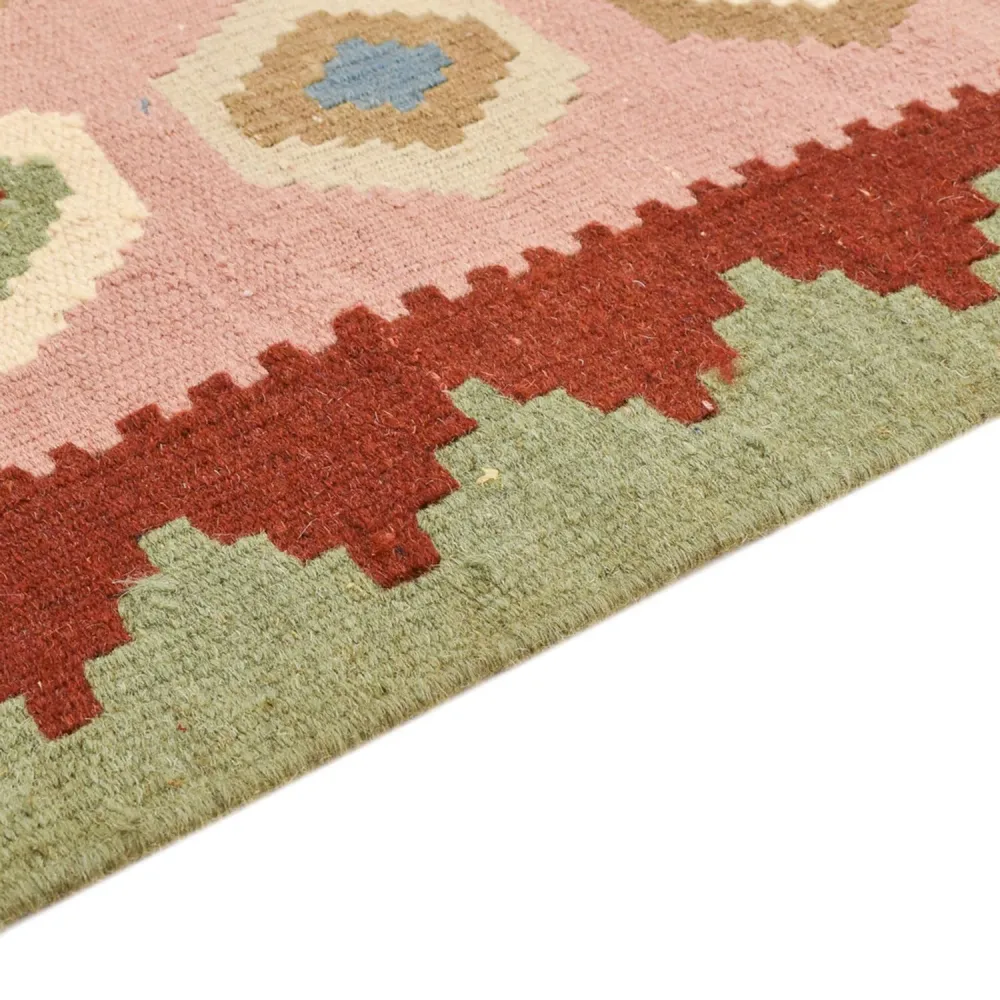 Kelimteppe - Orientalsk - 138 x 110 cm - flerfarget