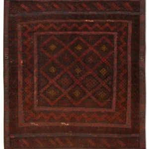 Kelimteppe - Orientalsk - 139 x 118 cm - brun