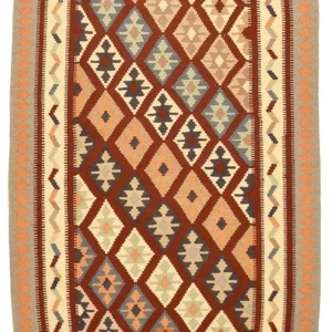 Kelimteppe - Orientalsk - 140 x 100 cm - flerfarget