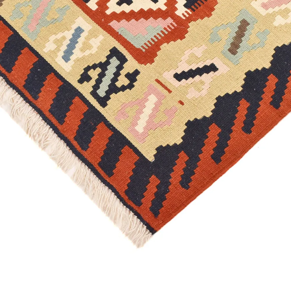 Kelimteppe - Orientalsk - 140 x 104 cm - flerfarget