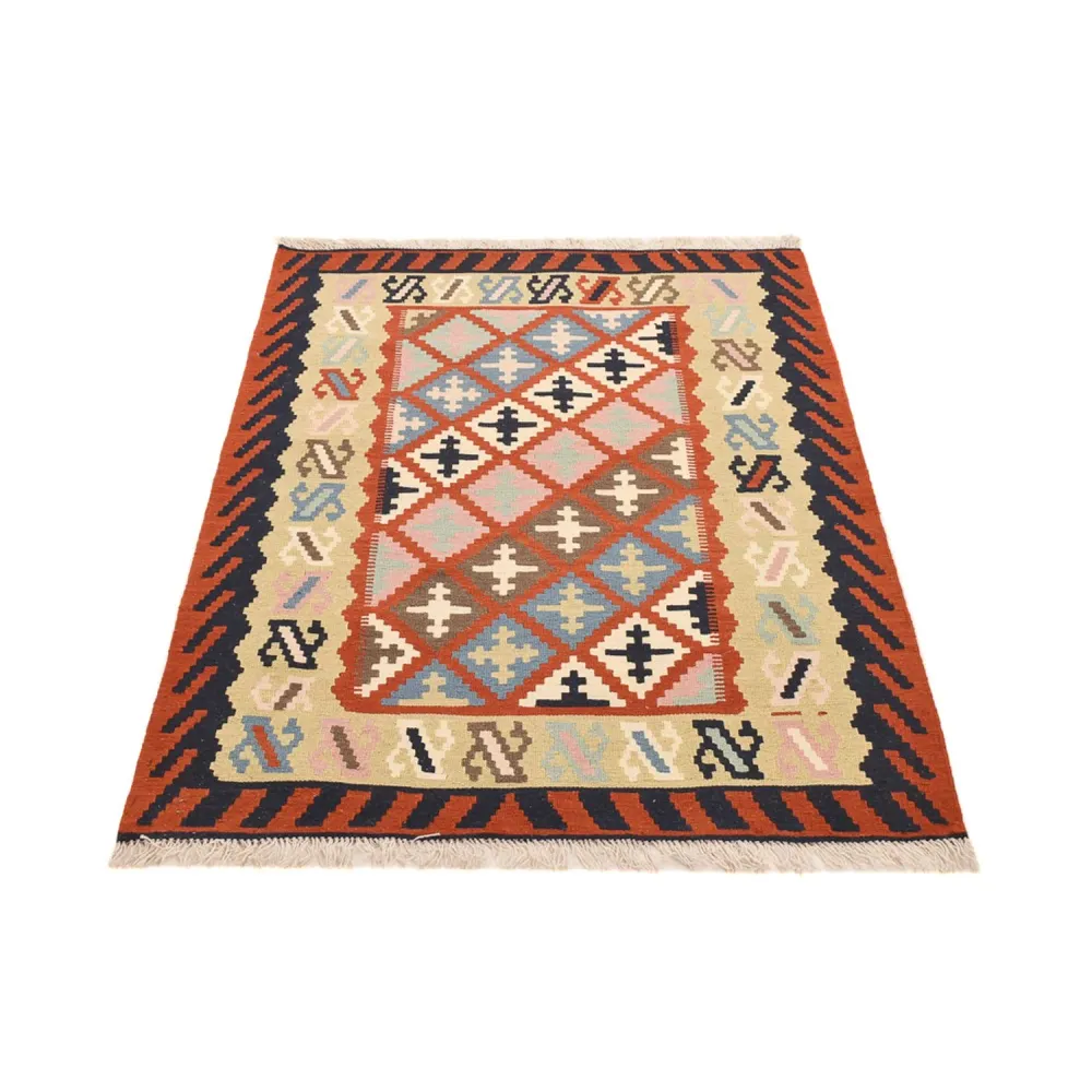 Kelimteppe - Orientalsk - 140 x 104 cm - flerfarget
