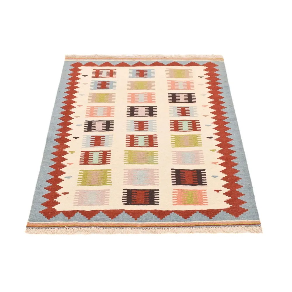 Kelimteppe - Orientalsk - 140 x 97 cm - flerfarget