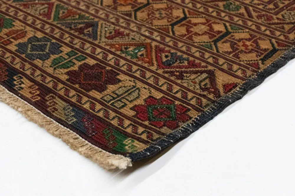 Kelimteppe - Orientalsk - 142 x 96 cm - flerfarget