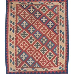 Kelimteppe - Orientalsk - 143 x 117 cm - flerfarget